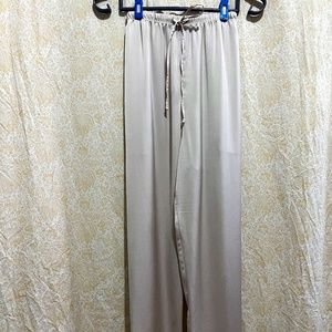 UNIQLO satin drape trousers